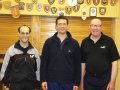 21st February 2007 - WCC 'B' L&DTTA Team - Simon Griew, Nilton Green & Derek Harwood - at WCC Sports Pavillion, Myton